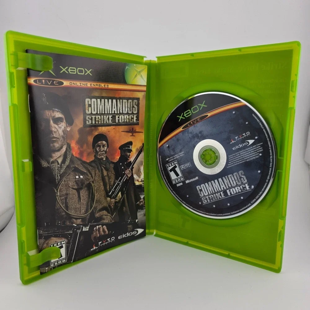Commandos Strike Force (Microsoft XBOX, 2006) Eidos Interactive Video Game‎